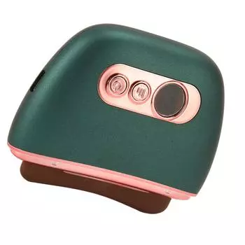 Игольчатый камень Электрический Гуа Ша Инструмент для лица 9 уровней регулируемая вибрация Красный светодиодный свет Скребок