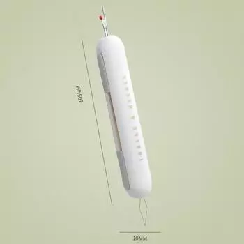 Игольчатый нитевдеватель для ручного шитья 2-в-1 для удаления швов и нитевдеватель для домашнего швейного шитья, двухсторонний дизайн, игла для работы