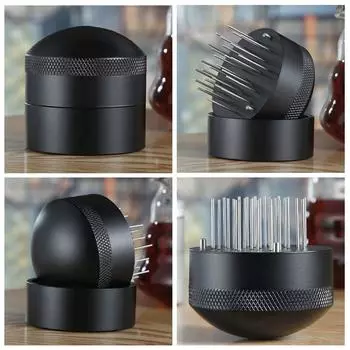 Игольчатый распределитель темпера кофе эспрессо-кофейная мешалка с основанием Мини-венчик игольчатый распределитель кофе 3