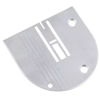Игольная пластина 80040902 для швейной машины Janome 8014/35 Главная 6.2x6.1cm серебряный