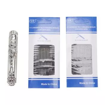 Игольница с иглами для шитья Европейские винтажные швейные иглы для ручного рукоделия