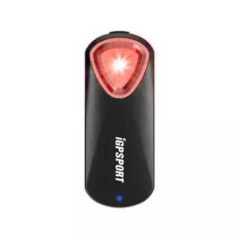 iGPSPORT SR30 Велосипедный задний фонарь Автоматическое освещение IPX7 Легкий велосипедный задний радар Радар заднего вида Задний фонарь Обнаружение заднего транспортного средства Торможение чёрный