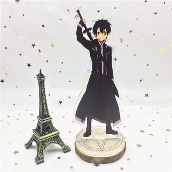 Игра аниме Sword Art Online акриловая подставка для персонажей косплея окрашенный декор стола орнамент подарок 15 см модель