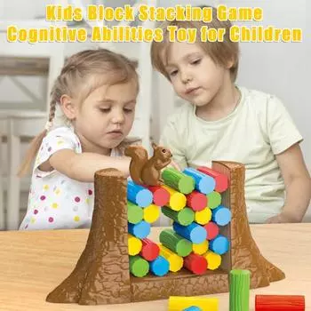 Игра «Башня» для детей и взрослых Настольная игра «Блок» Развивающие и развивающие преимущества Игра «Ставка и балансировка» Веселая игра в рулетку set