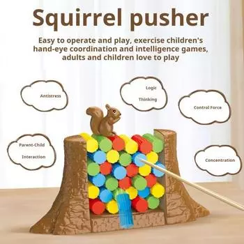 Игра «Башня» для детей и взрослых Настольная игра «Блок» Развивающие и развивающие преимущества Игра «Ставка и балансировка» Веселая игра в рулетку set