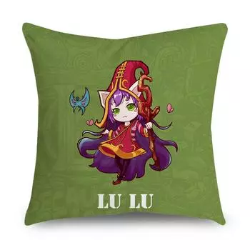 Игра Чехол на подушку League of Legends Короткая бархатная наволочка для гостиной Автомобильный диван Кресло Сиденье Декоративная наволочка 450mm*450mm