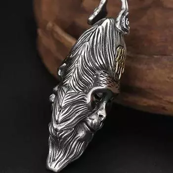 Игра Черный Мифический Укун Личность Ретро Подвеска Ожерелье Подарочные Сувениры Обезьяна Багаж Украшения Аксессуары