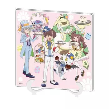 Игра Digimon Ghost 01 Collective Design Tea Party Acrylic Art Board ver. [Оригинальная иллюстрация]