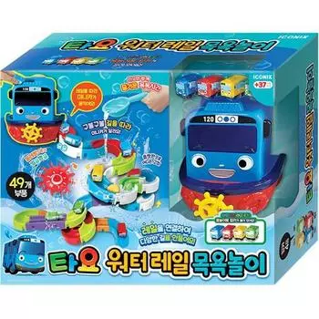 Игра для купания Tayo с водяной рейкой, смешанные цвета, популярные корейские игрушки