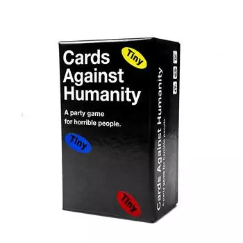 Игра для вечеринок для взрослых Tiny Cards Against Game Веселые игры для взрослых, настольные игры включают в себя те же 600 карт, что и обычная игра версии 2.4