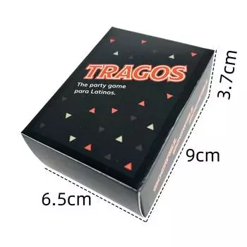 Игра для вечеринок Tragos, карточная игра для семейных посиделок, веселая карточная игра, настольные игры для вечеринок