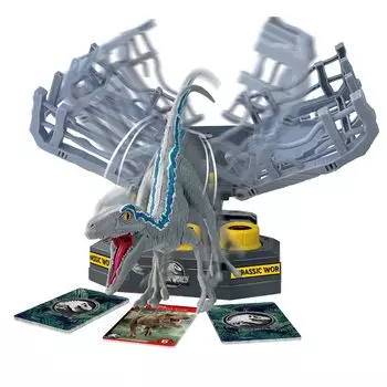 Игра EPOCH Jurassic World Cage Break, сертифицированная ST Mark, для детей от 4 лет и старше. Количество игроков: 2-4 ЭПОХА