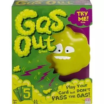 Игра Gas Out, Игра Gas Out для детей, Gas Out для детей, Карточная игра Fart, Вечер семейных игр, Уморительные электронные звуки пердежа из пластикового газового облака зелёный