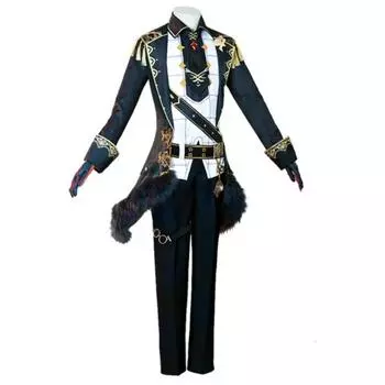 Игра Genshin Impact костюмы для косплея Diluc The Dark Side of Dawn косплей костюм униформа одежда костюмы носит комплекты одежды XS бежевый