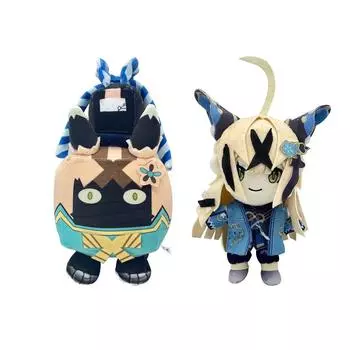 Игра Genshin Impact популярный персонаж Кирара кошка с хвостом плюшевая кукла коробка мягкая игрушка для детей и взрослых фанаты на день рождения Kirara Box-30cm