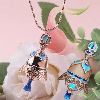 Игра Genshin Impact Scaramouche, ожерелье для косплея, странник, баллада, унисекс, куникузуши, маленький колокольчик, кулон, ювелирные аксессуары