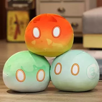 Игра Genshin Impact Slime Theme Милые плюшевые куклы Keli Dango, бросающие горсть игрушек 10cm синий