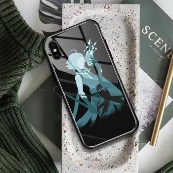 Игра Genshin Impact Xiao Art Glass, мягкий силиконовый чехол для телефона, чехол для iPhone SE 6s 7 8 Plus X XR XS 11 12 13 Mini Pro Max iPhone 6 6s&Tempered Glass case