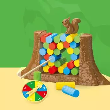 Игра-головоломка «Башня Yousheng» для детей и взрослых, настольная игра, обучающие и развивающие преимущества, игра-головоломка «Укладка и балансировка», увлекательная игра в рулетку set