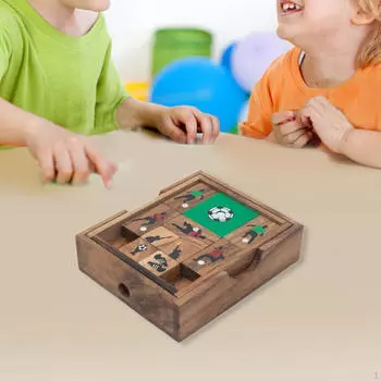 Игра-головоломка со слайдами, головоломка для мозга, головоломка на интеллект, развивающая игрушка, скользящий блок для A