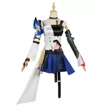 Игра Honkai Star Rail Serval Landau Косплей Костюм Комбинезон Платье Парик Наряд Девушки Женщины Взрослые Фэнтези Хэллоуин Карнавальный Костюм S бежевый