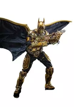 Игра Hot Toys Arkham Scale Figure Batman Gold [Видеошедевр] Batman Knight 1/6 (Будущее/Черный & Версия)