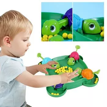 Игра Hungry Turtle Turtle Eating Настольная игра Multiplayer Competition Race Toy AU 36pcs beans