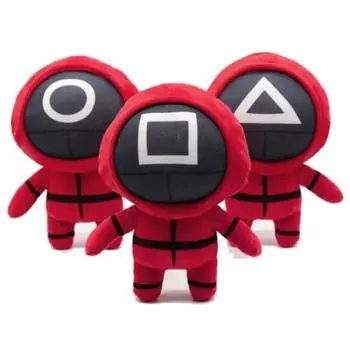 Игра «Кальмар» Сезон 2 Мягкая игрушка Набор из 3 Симпатичных Товаров Подушка для тела Подушка для детей и студентов Подарок Крутой Подарок Мягкая Рождественская Расслабляющая Игрушка Корейская Драма