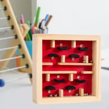 Игра-лабиринт для детей, катающийся шарик-лабиринт, занятие для детей от 3 лет Red