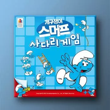 Игра «Лестница смурфиков», популярная корейская настольная игра