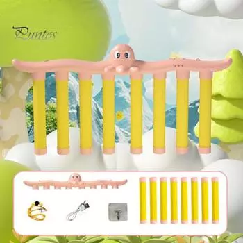 Игра-ловля падающих палочек, 3 скорости, регулируемая скорость реакции, координация движений рук и глаз, тренировка внимания, для детей и взрослых, обучающая игрушка-ловитель падающих палочек розовый