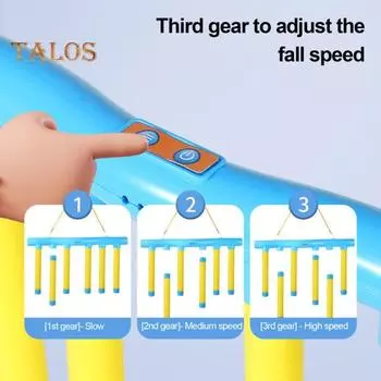 Игра-ловля падающих палочек, 3 скорости, регулируемая скорость реакции, координация движений рук и глаз, тренировка внимания, для детей и взрослых, обучающая игрушка-ловитель падающих палочек синий