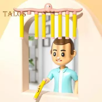 Игра-ловля падающих палочек, 3 скорости, регулируемая скорость реакции, координация движений рук и глаз, тренировка внимания, для детей и взрослых, обучающая игрушка-ловитель падающих палочек синий