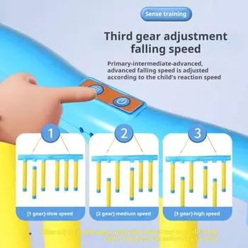 Игра «Ловля падающих палочек» 3 уровня Регулируемая скорость реакции Зрительно-моторная координация синий