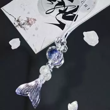 Игра Любовь и Deepspace Рафаэль Косплей Парочка Телефон Цепочка Рыбий Хвост Подвеска Брелок Сумка Брелок Ювелирные Изделия Реквизит Аксессуары Подарок