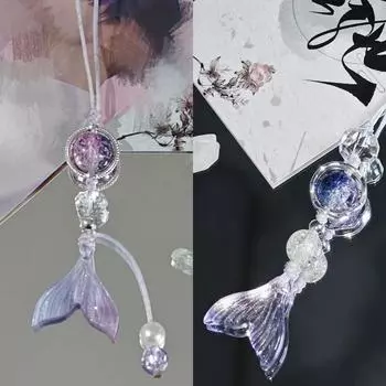 Игра Любовь и Deepspace Рафаэль Косплей Парочка Телефон Цепочка Рыбий Хвост Подвеска Брелок Сумка Брелок Ювелирные Изделия Реквизит Аксессуары Подарок B