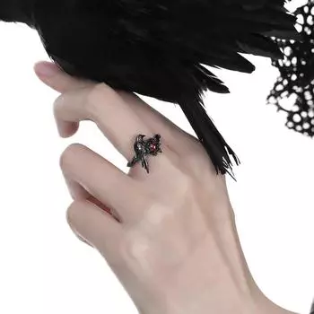 Игра Любовь и Deepspace Sylus Косплей Кольца Ворона Унисекс Регулируемое Открытие Кольцо Аксессуары Ювелирные Изделия Подарки Хэллоуин Реквизит Opening adjustable