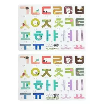 Игра-магнит с буквами Mom s Board Hangul, 24 элемента, 2 элемента, популярные корейские головоломки