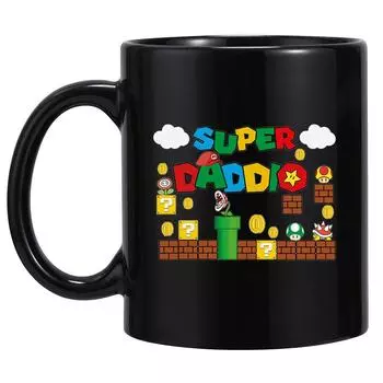 Игра Мама Супер День Отца Папочка День Матери Маммио Керамическая Кофейная Кружка Папа Чашка для Воды 301-400ml
