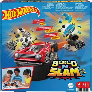 Игра Mattel Hot Wheels Kumitate Panic многолетней давности и HLX91 Bokan! [быстрая игра на нажатие/действие] [5 вверх]