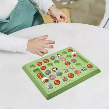 Игра на память Настольные игры Определите животных и фрукты Раннее развитие обучения Развивающая игрушка для