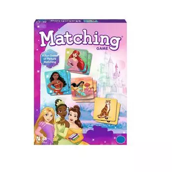 Игра на сопоставление. Веселая и быстрая игра на память для детей 3-5 лет. Игрушки для детей с милыми принцессами. Подходит для семейной игры. One Size