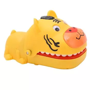 Игра Нажми на зубы , кусающая игрушка для пальцев в форме милого мультяшного тигра, для праздничной вечеринки