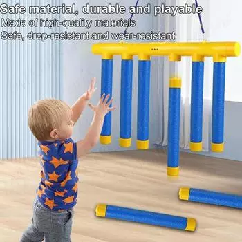 Игра «Падающие палочки» для детей, игрушка для ловли палочек, 3 регулируемые скорости, зарядка через USB, обучающая интерактивная игрушка для родителей и детей