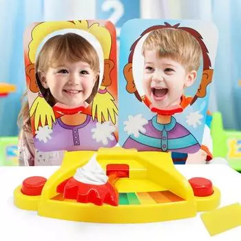 Игра «Пироги в лицо» для детей Игра «Машина для битья тортов в лицо» для детей и взрослых Веселая семейная вечеринка Игрушка-розыгрыш Интерактивная рождественская игра Single