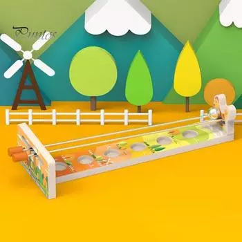 Игра «Поймай Луну» Деревянная настольная игра с металлическим шаром и стержнями, балансирующая настольная игра для детей и взрослых B