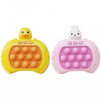 Игра Quick Push Bubbles, сенсорные игрушки для игровой консоли, забавные игрушки Whac-A-Mole, игрушка для снятия стресса и тревоги для взрослых и детей Duck