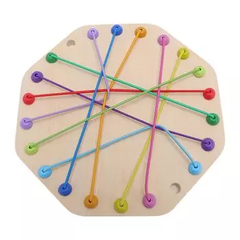 Игра «Разрывание веревки» для детей Головоломка «Узлы веревки» Социальная настольная игра Логика Развитие мышления Концентрация