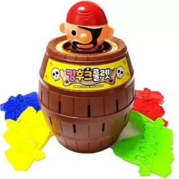 Игра-рулетка Fun Zone King Pirate Hook, очень большая, настольная игра, представляющая Корею