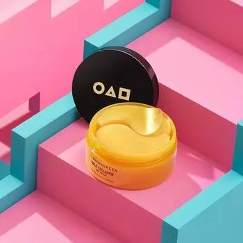 [Игра с кальмарами] Bring Green Gold коллагеновые патчи для глаз 60 листов